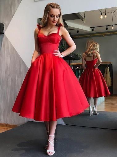 Red Homecoming Dresses Penelope Simple Short CD173