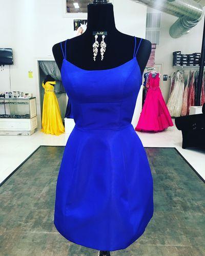 Short Homecoming Dresses Royal Blue Trudie CD2137