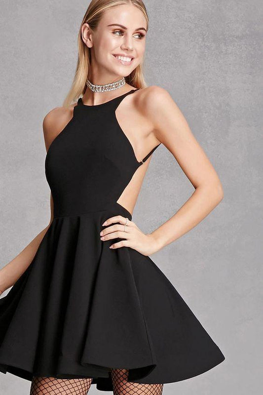 Dress Short Homecoming Dresses Liz Cocktail Black CD2574