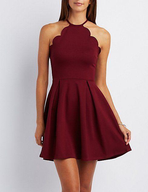 Burgundy Short Vera Homecoming Dresses CD2908