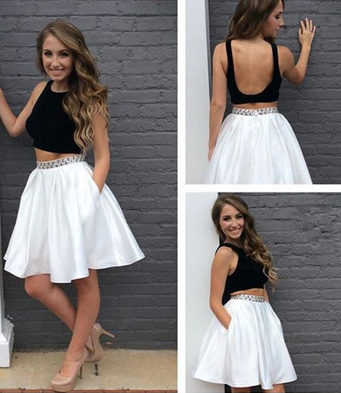 Homecoming Dresses Maddison Short Backless CD4327